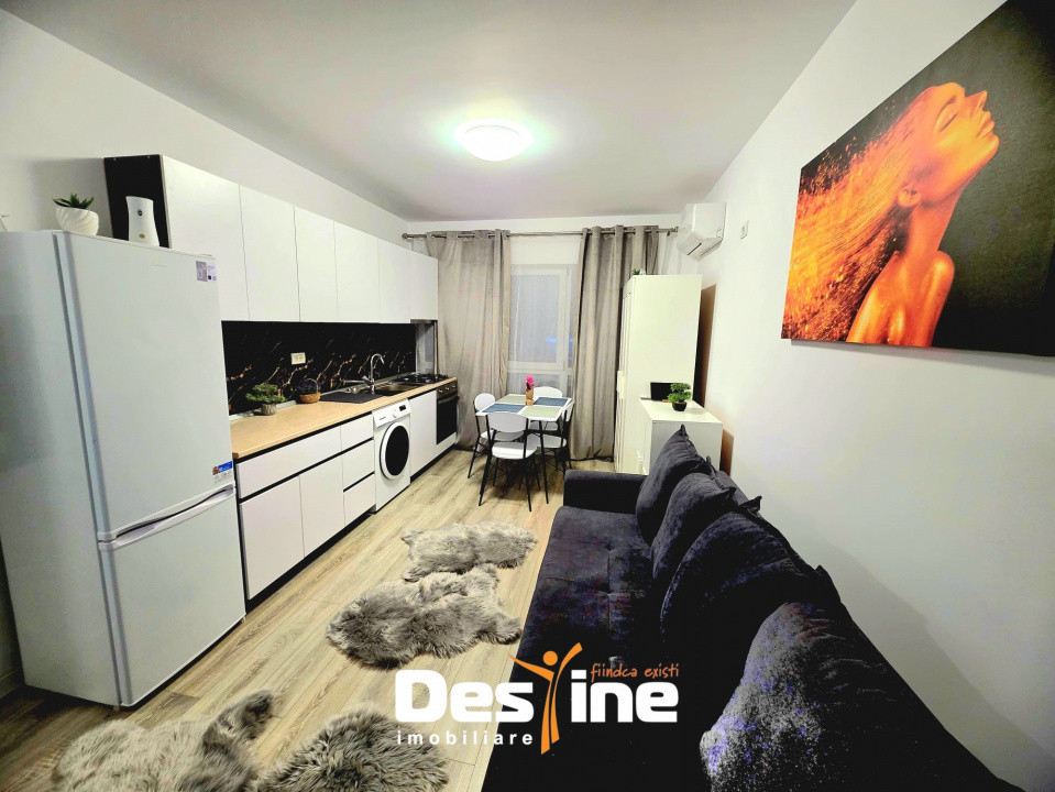 Moara de Vant apartament 2 camere open space 43 m cu balcon