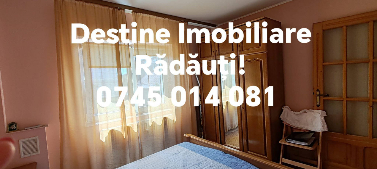 Apartament 3 camere, etajul 1/4, Radauti