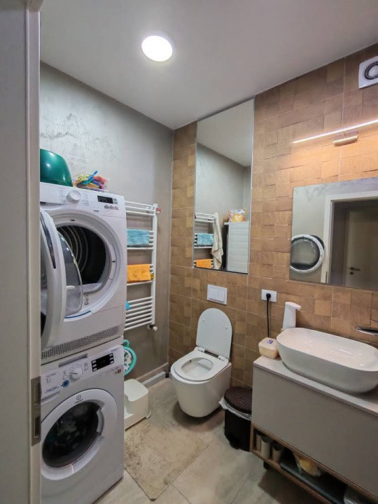Apartament 2 camere decomandat 51 mp plus 8 mp balcon, parter, Grandis Residence