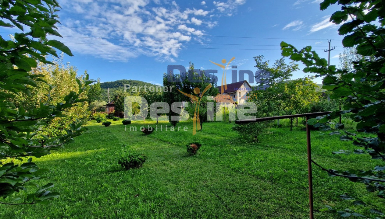 VAND CASA MOBILATA SI UTILATA + GRADINA + TEREN, ZONA LINISTITA, DEJ