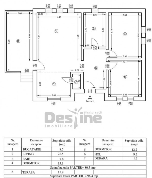 Casă individuală 96 mp an 2025 3 camere 600 mp teren la asfalt Cornesti (LeGaGa)