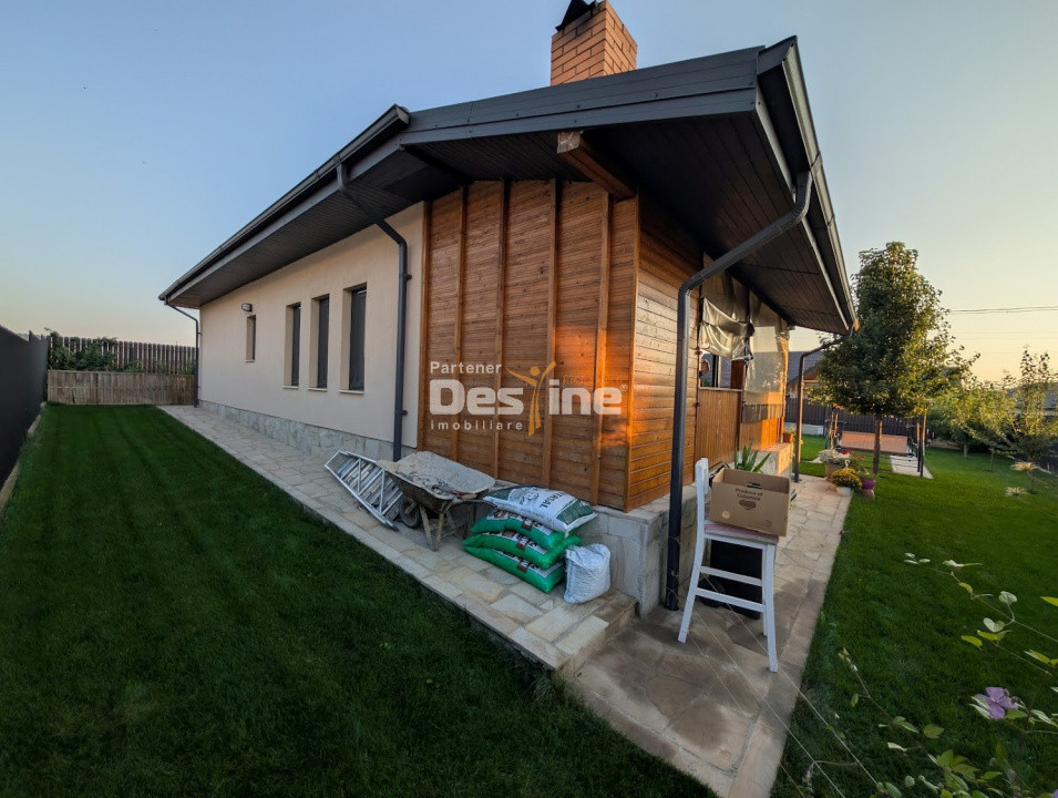 Casă individuală 96 mp an 2025 3 camere 600 mp teren la asfalt Cornesti (LeGaGa)