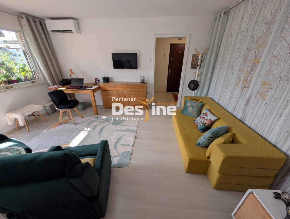 Ocazie - Apartament 2 camere 51 mp mobilat și utilat, cu balcon, curat Podu Ros 