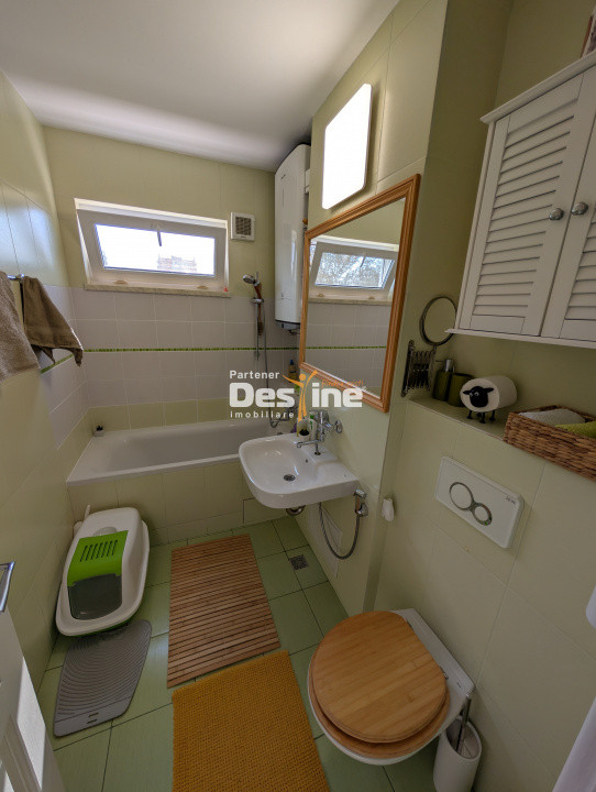 Ocazie - Apartament 2 camere 51 mp mobilat și utilat, cu balcon, curat Podu Ros 