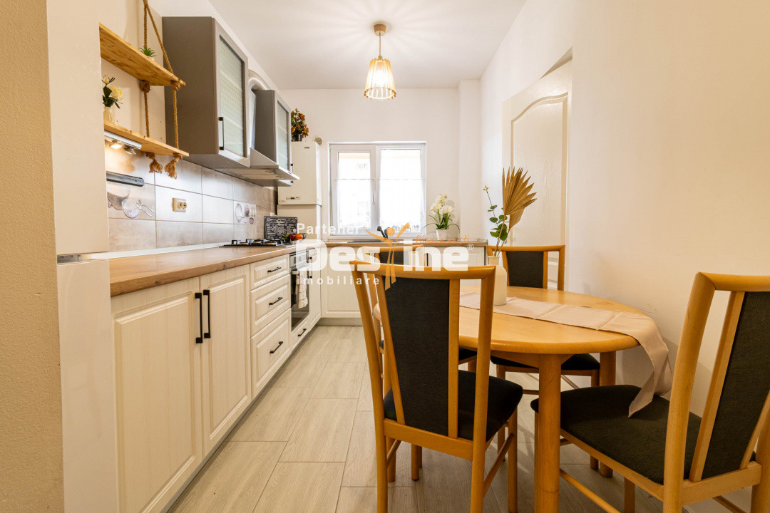 Apartament 3 camere 81 mp Parter mobilat si utilat, loc de parcare, mini-gradina