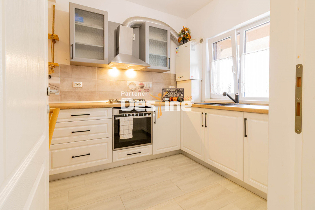 Apartament 3 camere 81 mp Parter mobilat si utilat, loc de parcare, mini-gradina