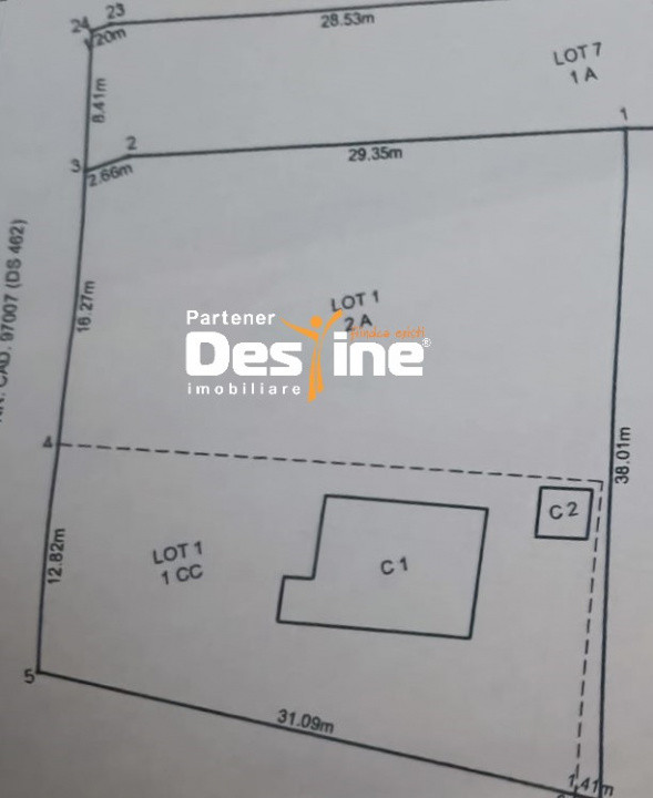 TEREN + casa batraneasca - PROSELNICI, 1075 MP , 64.500 €