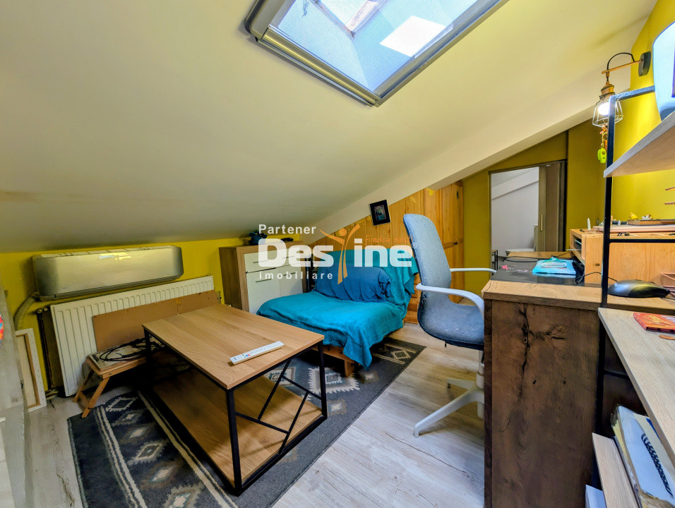Apartament 4 camere 2 băi tip mansardă 78 mp mobilat utilat - Alexandru cel Bun