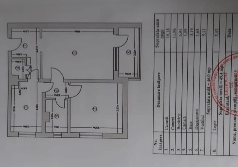 Oportunitate unică! Apartament 2 camere decomandat în Astra – complet mobilat 
