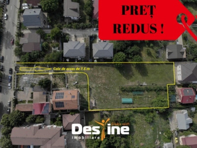 Teren Intravilan compact 3300 mp utilitati la stradă Tudor Neculai CUG, ofertă
