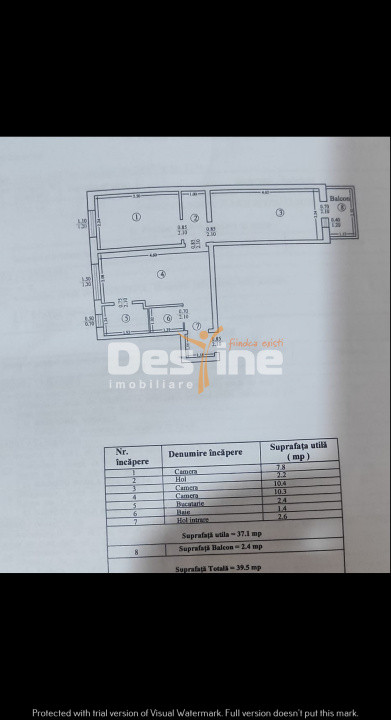 Tatarasi, V. Lupu: Fără comision și luminos: Ap. 2 camere 51 mp - Fără risc