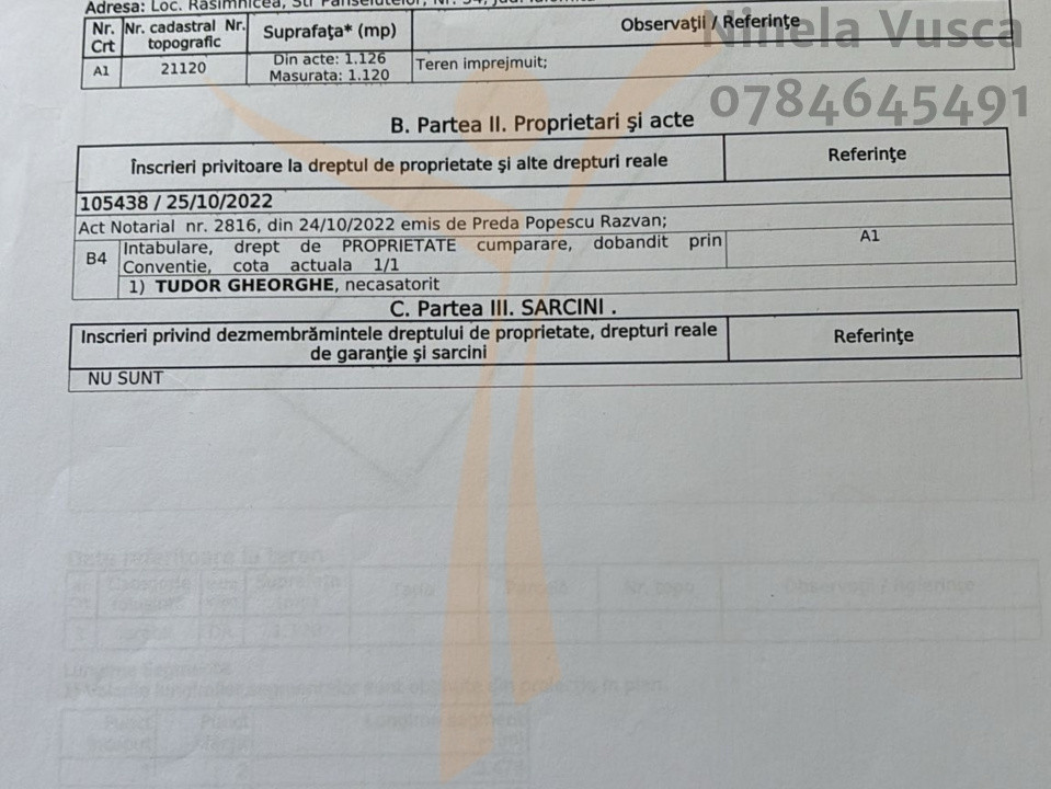 Oportunitate excelentă pentru investiție sau construcția casei tale