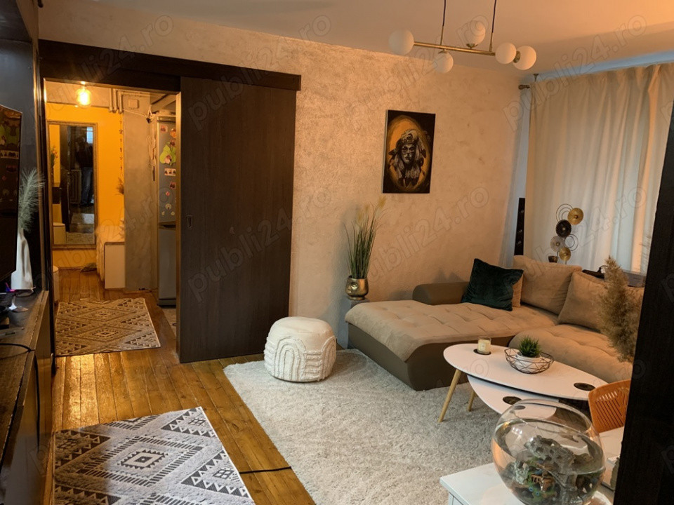 Pacurari- Apartament 2 camere, etaj 1- Mobilat si utilat 