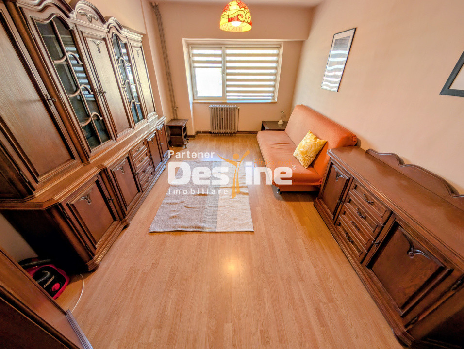 Apartament 3 camere 66 mp decomandat 2 bai mobilat utilat complet lift Gara Mare
