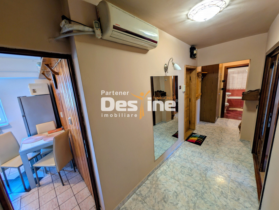 Apartament 3 camere 66 mp decomandat 2 bai mobilat utilat complet lift Gara Mare