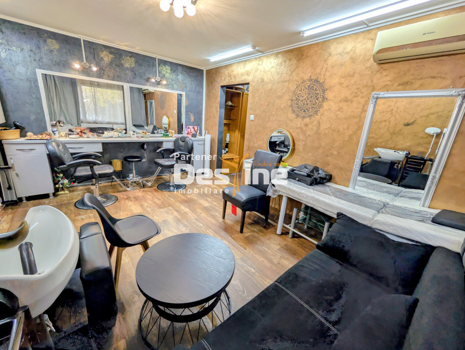 Spatiu comercial Apartament 2 camere 48 mp renovat complet utilat salon Podu Roș