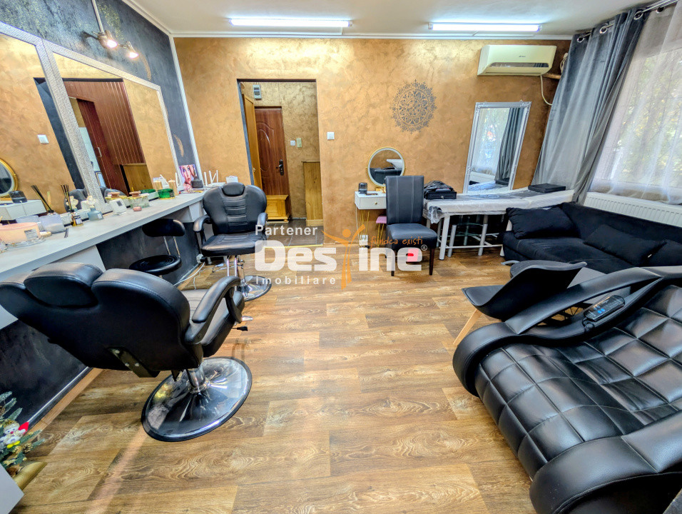 Spatiu comercial Apartament 2 camere 48 mp renovat complet utilat salon Podu Roș