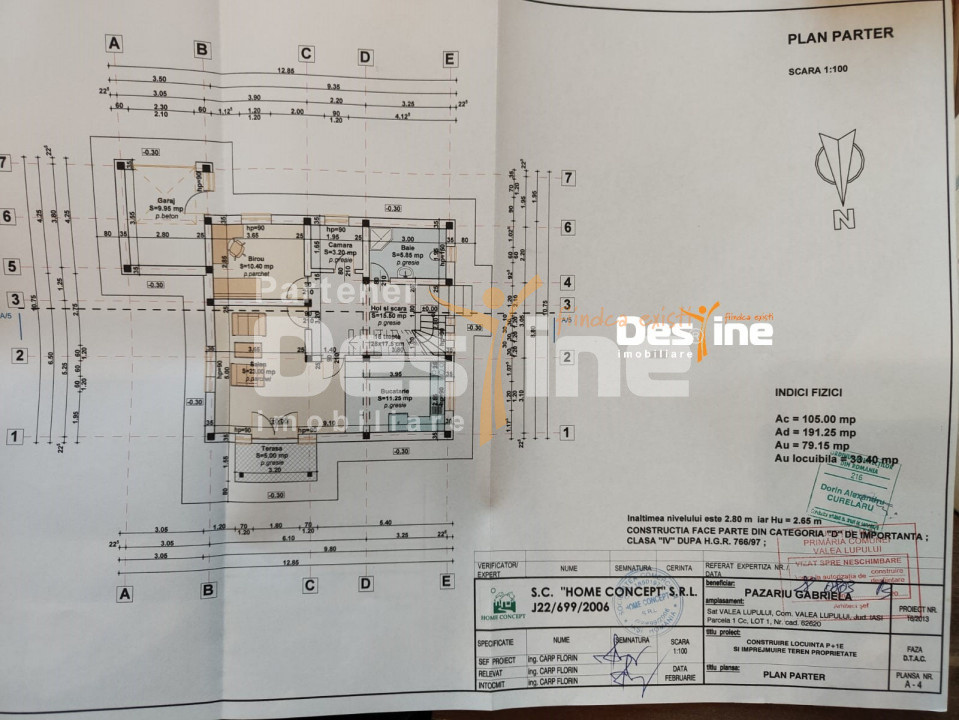 Casă individuală P+1+POD 152 mp 6 camere mobilata utilata + Garaj Valea Lupului