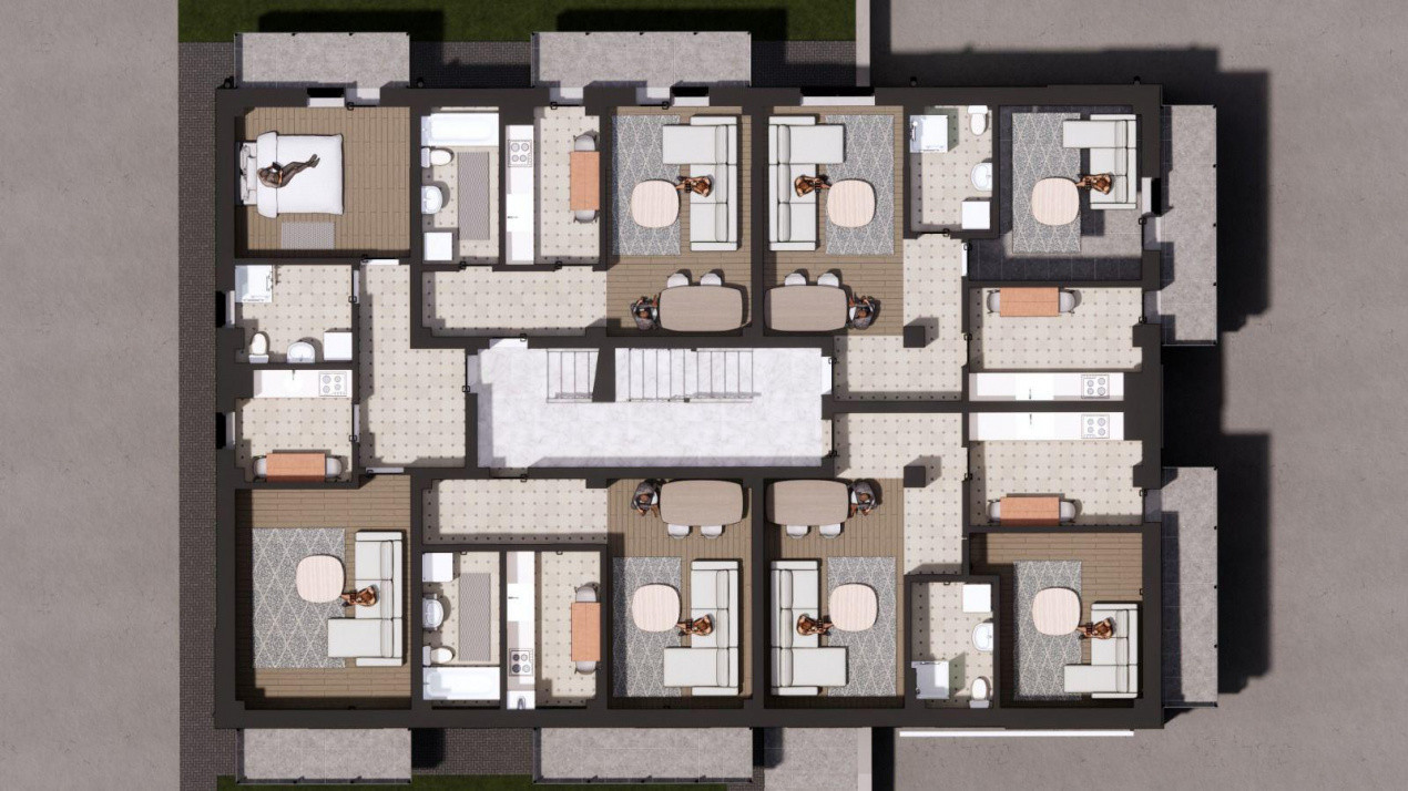 Comision 0- Apartament 1 camera, Tva si parcare incluse in pret.
