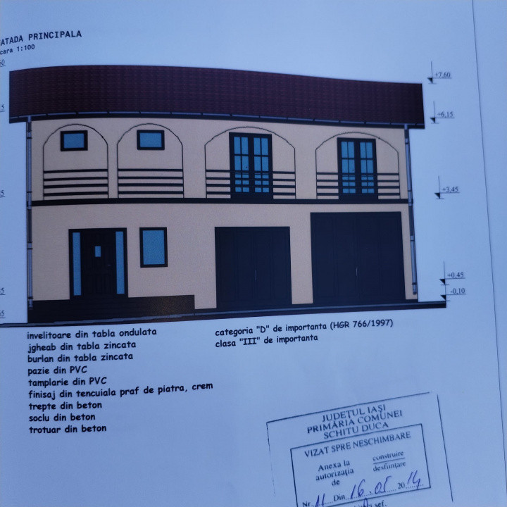 Casa in constructie D+P+1E, 198 mp. volum construit util, cu 836 mp teren.