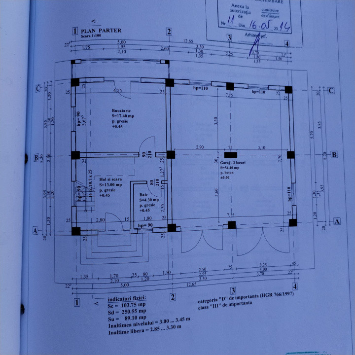Casa in constructie D+P+1E, 198 mp. volum construit util, cu 836 mp teren.