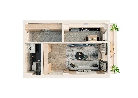 Comision 0 - Apartament cu o camera decomandat Valea Lupului.