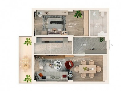 Comision 0- Apartament 2 camere decomandate Valea Lupului