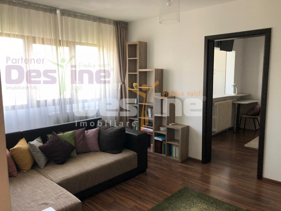 Apartament 2 camere, Semidecomandat, 55 mp, Etaj 3, Centrala termica - Podu Ros 