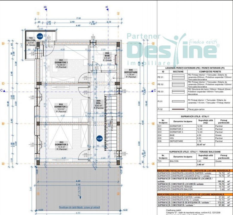 MIROSLAVA CENTRU, Proiect 7 CASE INDIVIDUALE, 175.000 € + TVA