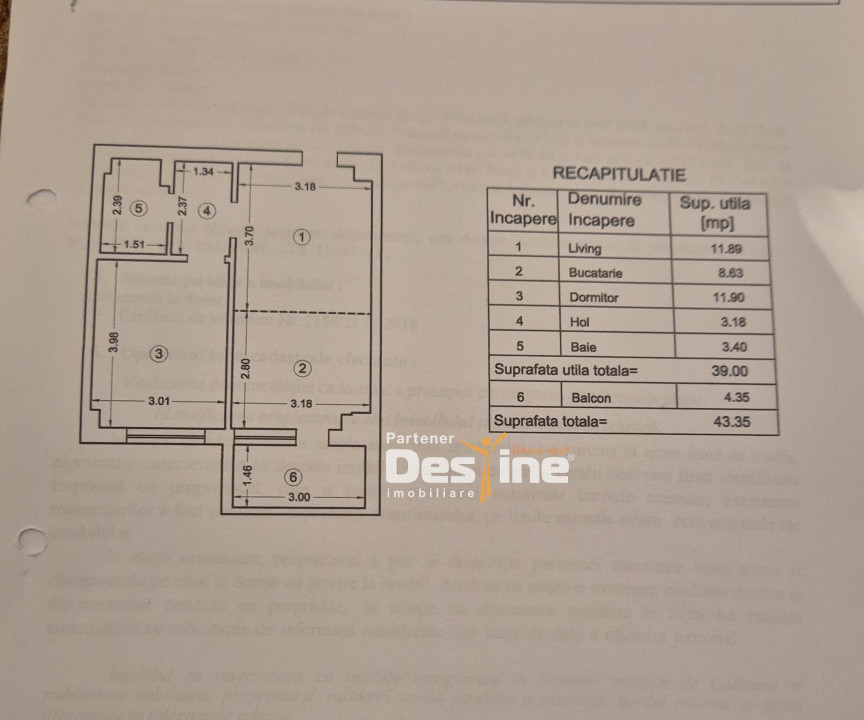 Bucium Lidl - Apartament 2 camere 43,35 mp