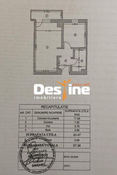 Bucium Confort - Apartament 2 camere 37,36 MP+LOC DE PARCARE