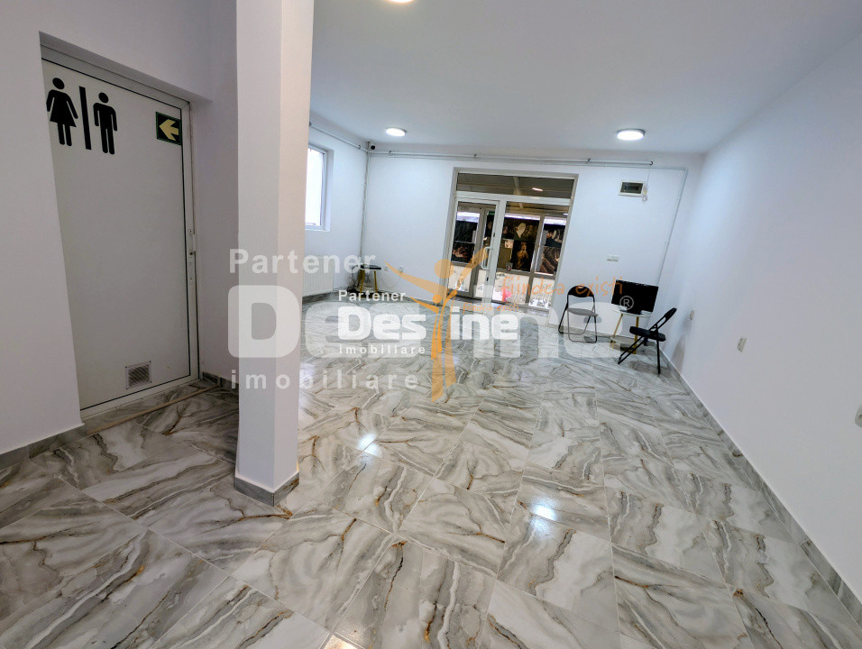 Chirie Spațiu comercial Kaufland Podu de Piatra 56 mp la stradă vitrina renovat