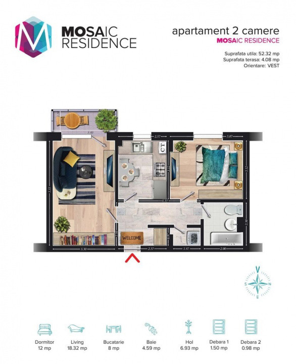 Locuință modernă cu parcare inclusă – zona Tractoru, Brașov