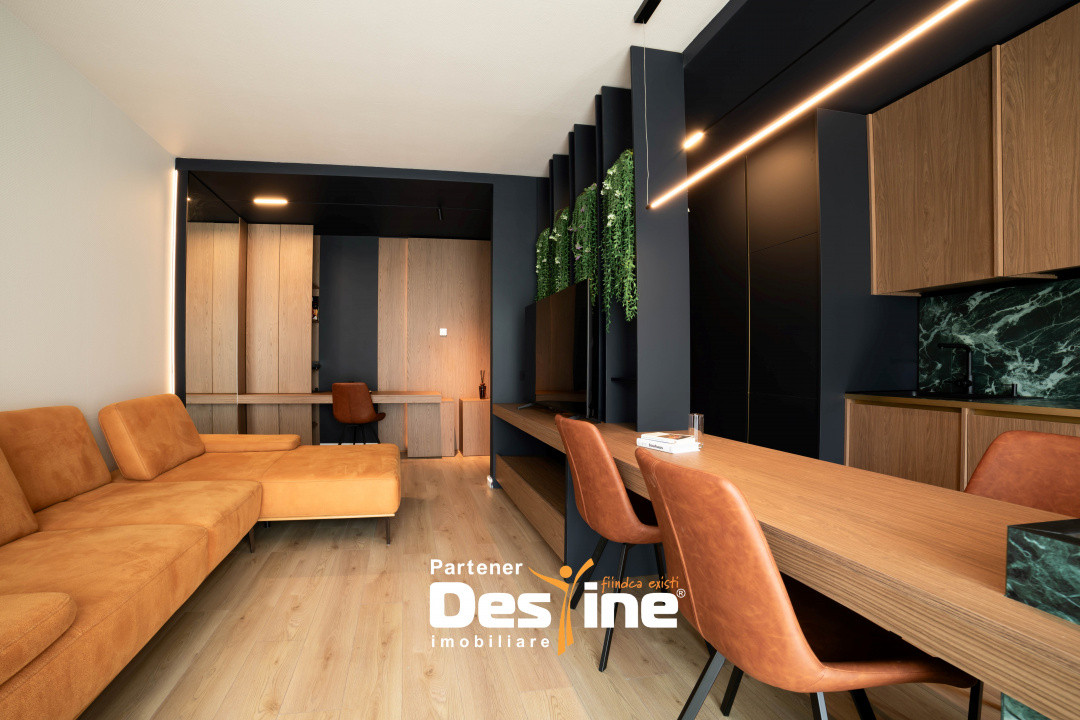 Apartament modern cu 2 camere 65 mp, mobilat si utilat premium - Silk District