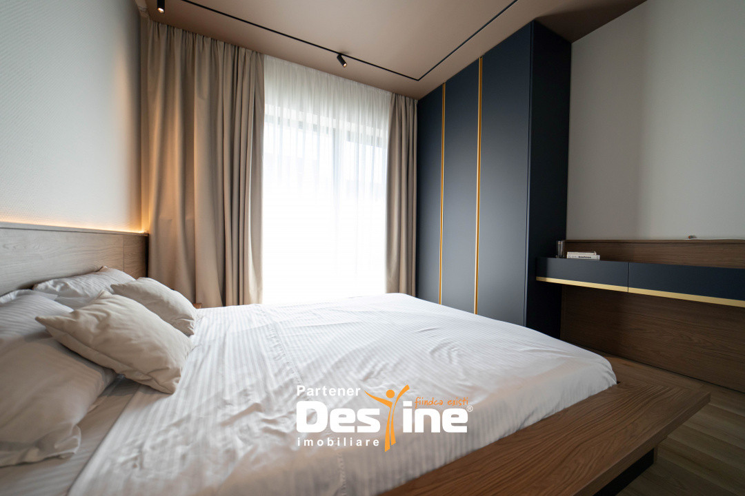 Apartament modern cu 2 camere 65 mp, mobilat si utilat premium - Silk District