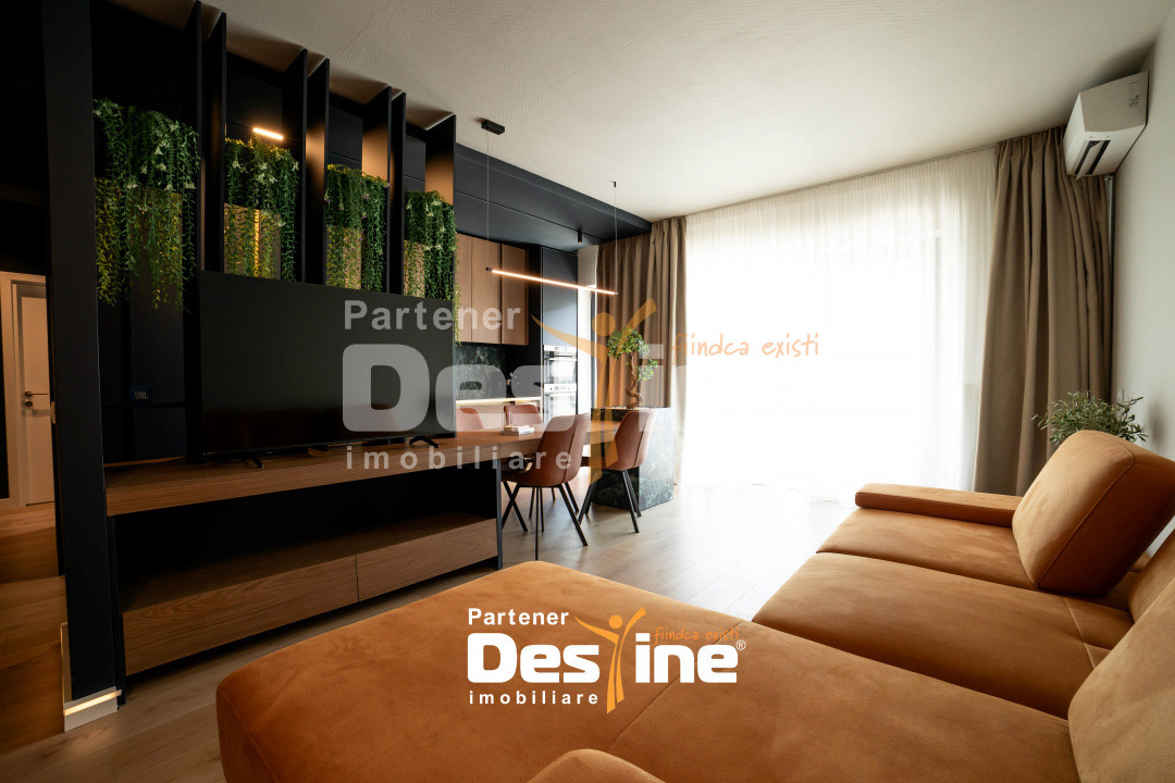 Apartament modern cu 2 camere 65 mp, mobilat si utilat premium - Silk District
