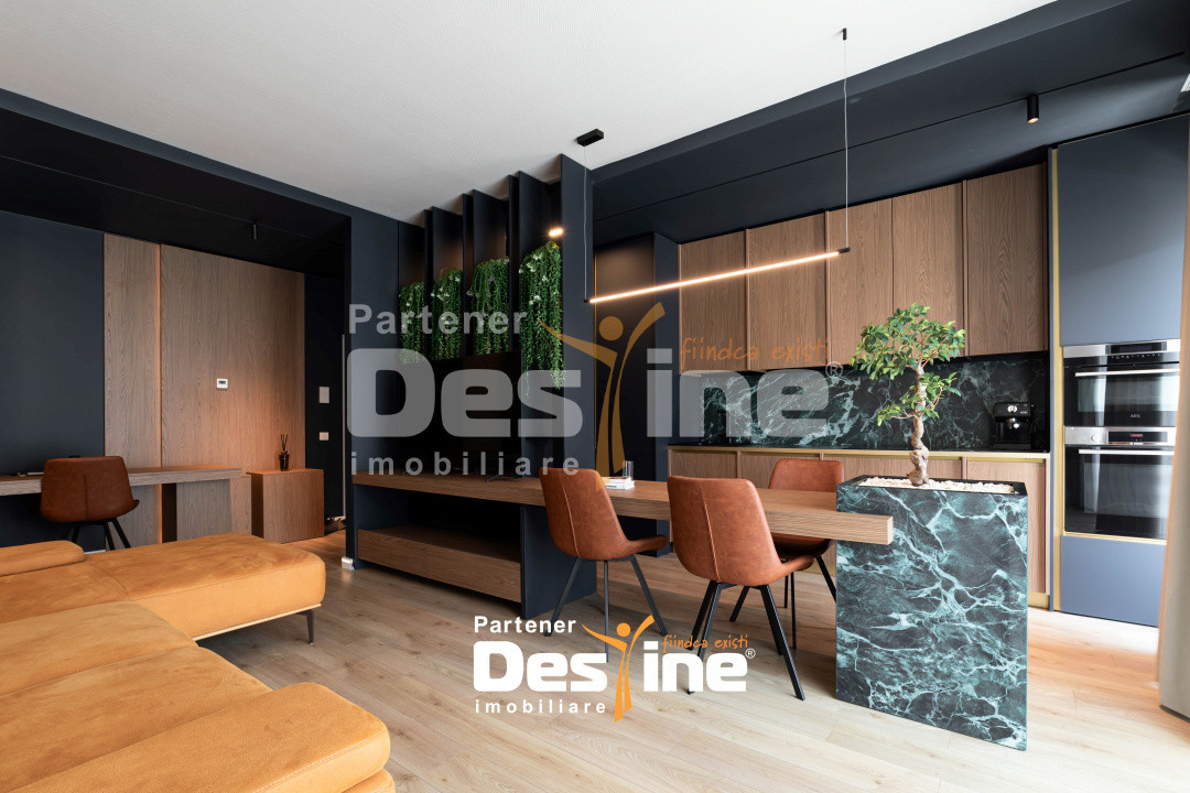 Apartament modern cu 2 camere 65 mp, mobilat si utilat premium - Silk District