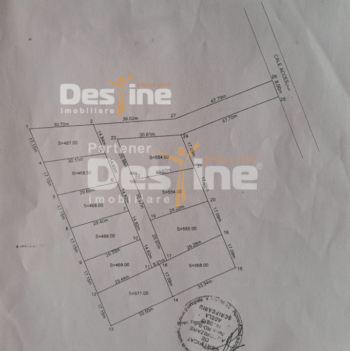 Valea Ursului , parcele de teren , 17.000 euro/ parcela