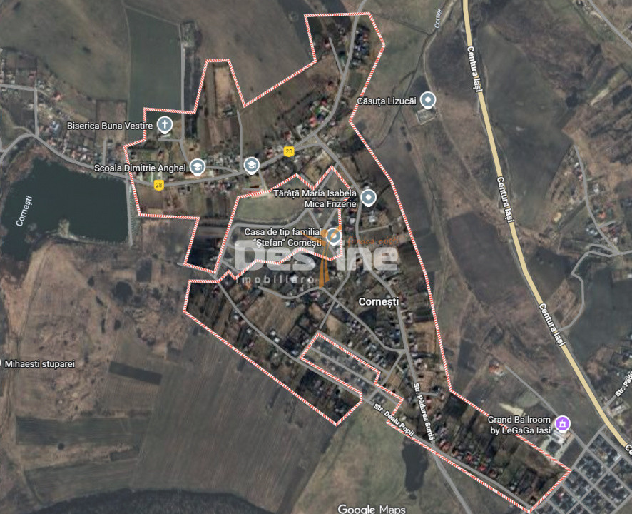 Parcele de vanzare  Cornesti, Miroslava, 17.000 EURO / PARCELA