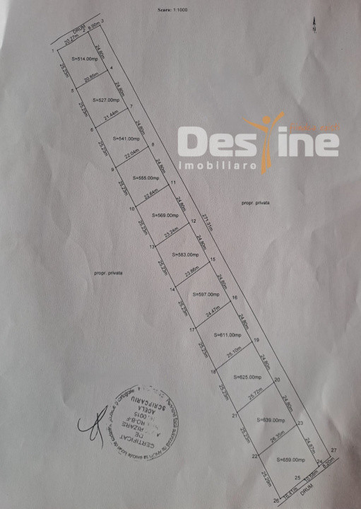 Parcele de vanzare  Cornesti, Miroslava, 17.000 EURO / PARCELA