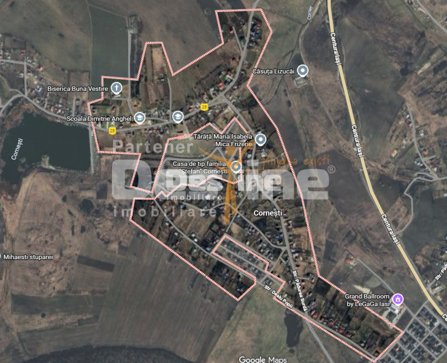 Parcele de vanzare  Cornesti, Miroslava, 17.000 EURO / PARCELA