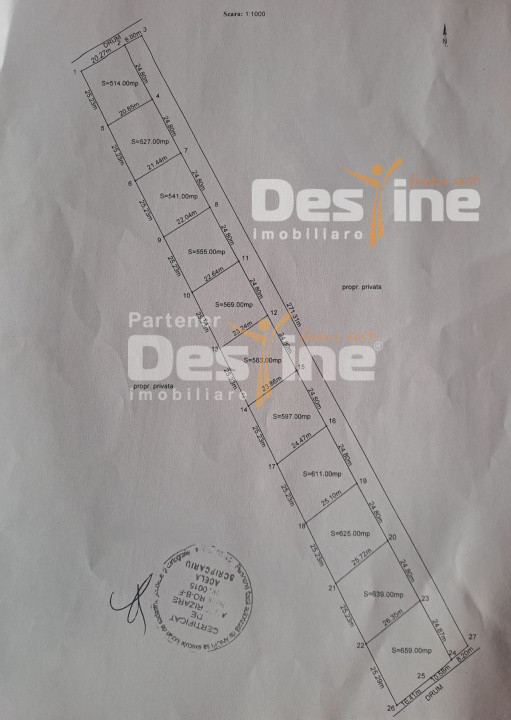 Parcele de vanzare  Cornesti, Miroslava, 17.000 EURO / PARCELA