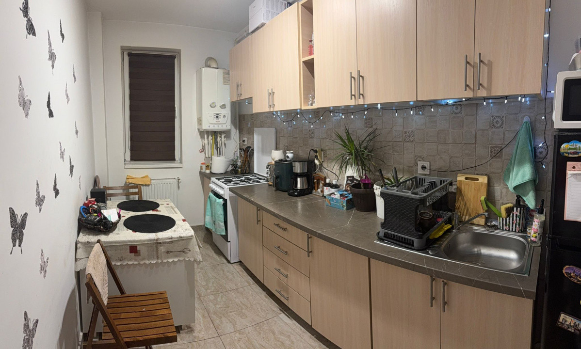 Garsonieră 35 m² în Chiajna, bloc 2020 – finisată complet, lângă Liceu & Pădure