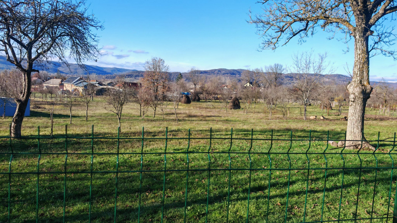 Teren de vânzare – 2.550 mp, poziție excelentă, Stâlpeni (zona centrală), jud AG