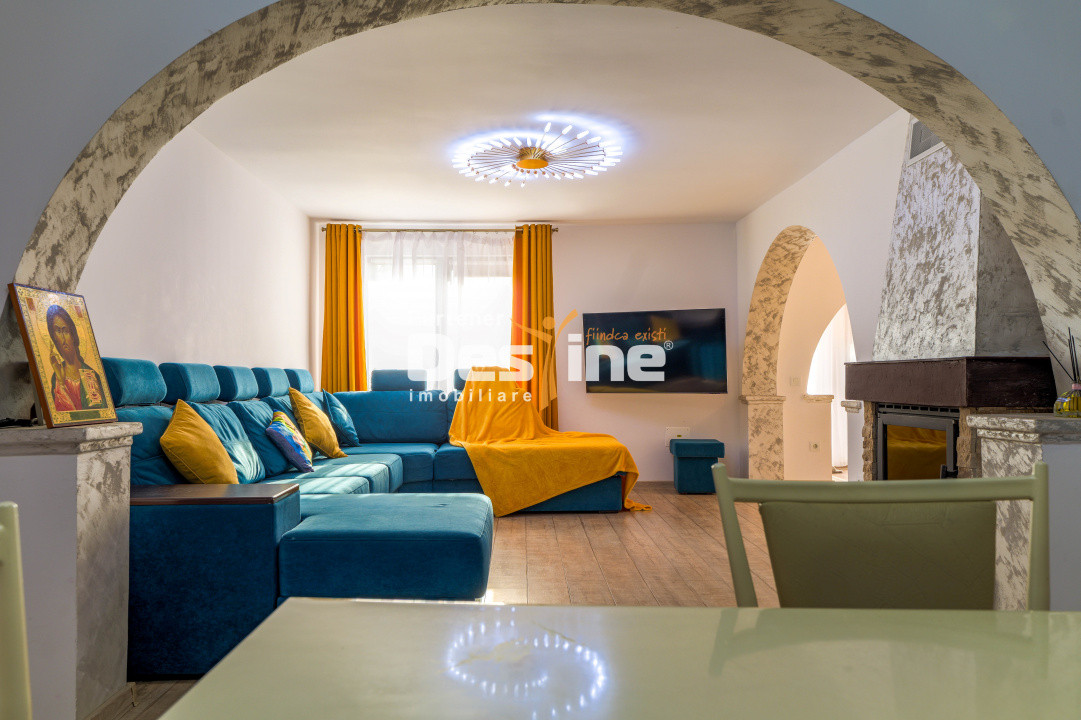 Casă individuală stil grecesc cu 5 camere S+P+1+pod, 200 mp + teren Valea Adanca