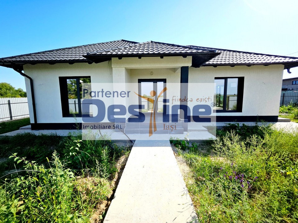 Casă modernă 3 camere | Barnova | 80 mp utili | Teren 350 mp | Terasă 90 mp