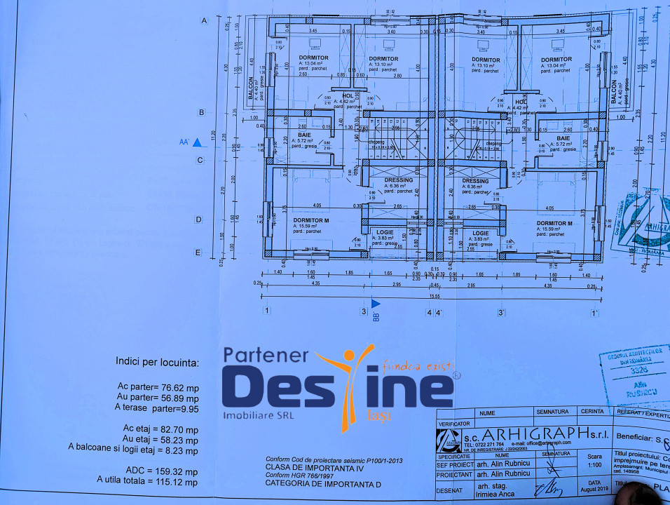 Duplex modern P+1+Pod 120 mp 4 camere finisaje premium poziție excelenta