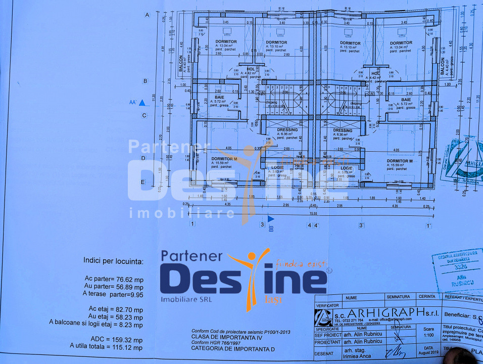Duplex modern P+1+Pod 120 mp 4 camere finisaje premium poziție excelenta