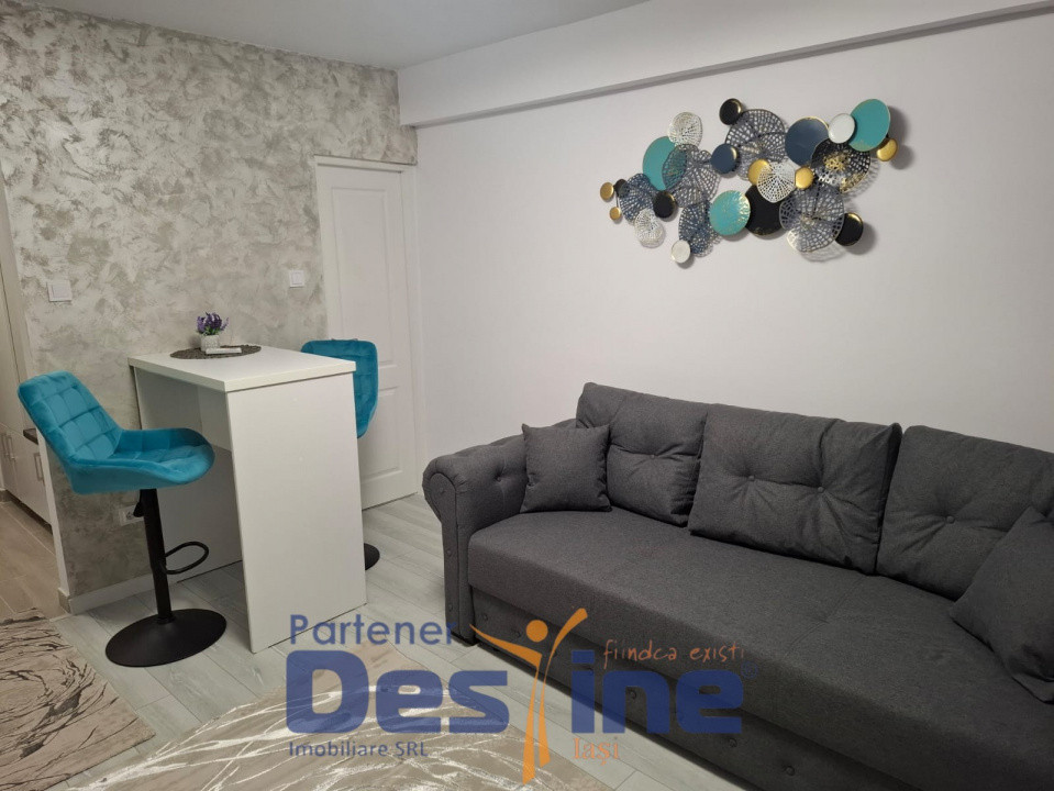 Garsonieră Nicolina | Complet renovată | Mobilată | Etaj 2