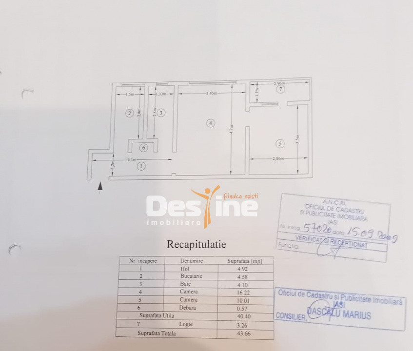 MIRCEA CEL BATRAN, Apartament 2 camere, nedecomandat, 85.900 Euro